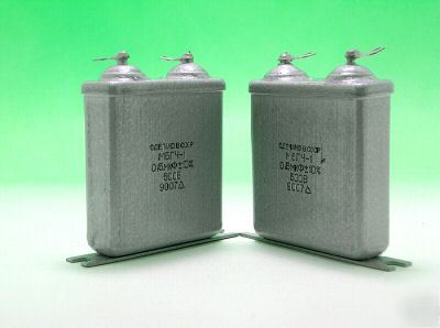 Paper + oil mbgch-1 - 0.5UF 500V pio capacitors 25PCS.