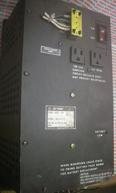 Symax power supply class 8030 type ps-30 e 120VAC 480VA