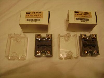 2 solid state relay dayton 10 amp 3-32VDCIN 24-280 acou
