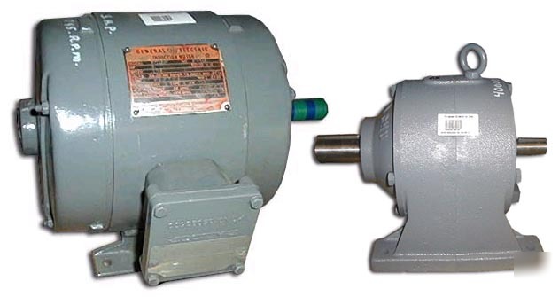 3 hp motor and helical gear reducer 50 to 1 size 45
