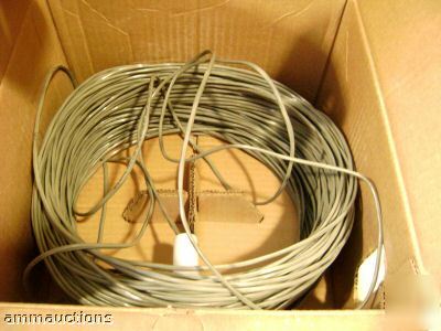 Cmr cat 3 voice cable 4 pr 24 awg gray 2133457H 250'