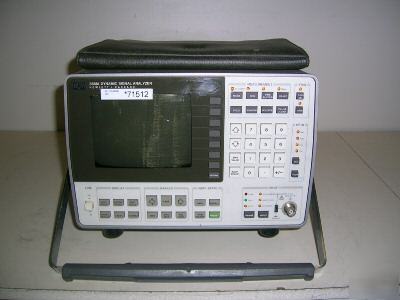 Hp 3561A signal analyzer, 0.000125HZ to 100KHZ.