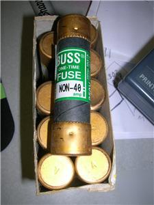  buss one-time fuse 40 amp 250V qty 10
