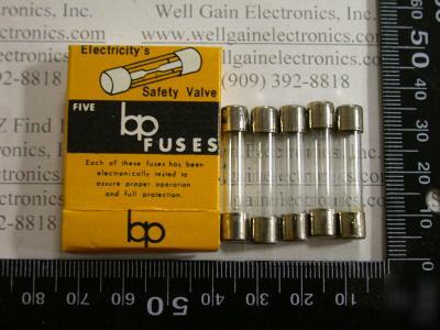 Bp 31-32MM fuse d=6.3 mm 250V 0.1A /0.25A/ 0.5A/ 0.75A