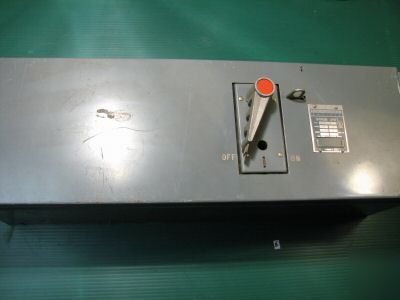 Federal pacific enclosure box on off 600 volt 63E