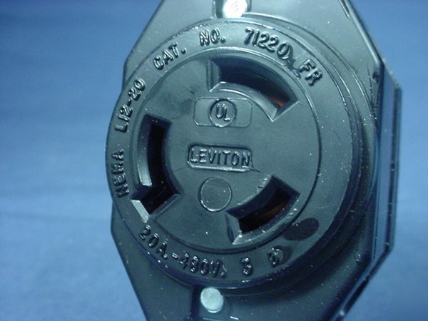 Leviton L12-20 locking receptacle 20A 3PH 480V 2380