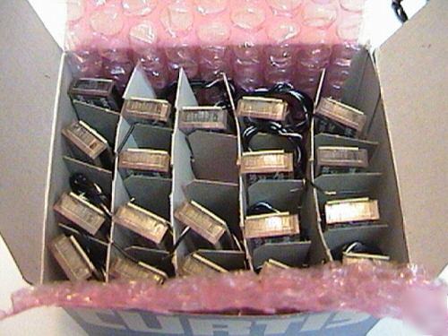 Lot of 20 elapsed time indicators capillary coulometers