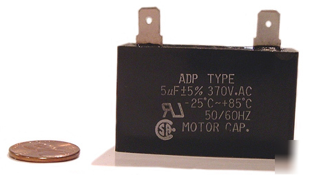 Motor start (run) capacitors ~ 5UF 370VAC capacitor (2)