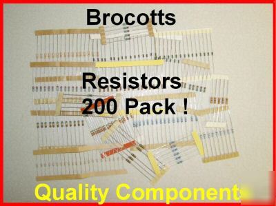 Resistors 200 pack - electronic components/P4XPIPODRXTX