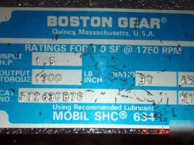 Boston speed gear reducer 700 worm series ;*A25