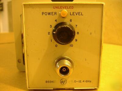 Hewlett packard hp 8694B 8.0-12.4 ghz plug-in