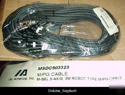 Iai m-sel 5-axis 3M robot type m/pg cable msdc 503323