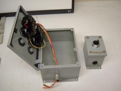 Lot of 2 general electric switch enclosure CR104PEG