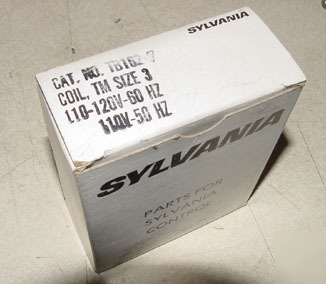 New sylvania size 3 motor starter coil 115V TB162-7 