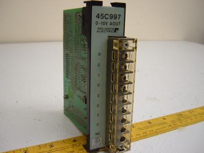 Reliance output module analog 4 point 45C-997 shark xl