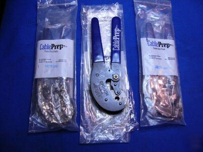 New cable prep hct-360 crimping tool lot of 2 each 