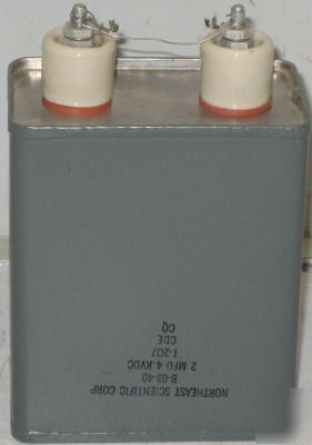 Northeast scientific corp b-03-40 capacitor 4 kvdc