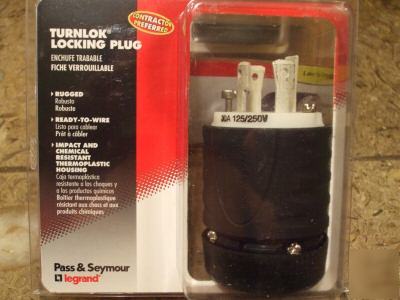 P&s turnlok locking plug L14-30 L1430-p 30A 125/250V