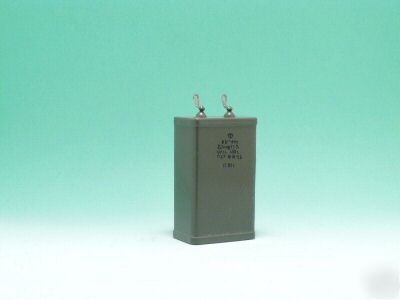 Paper + oil capacitor kbg-mn 2UF 400V 5% nos kbg mn