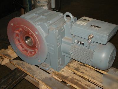 Danfoss bauer motor gearbox 2 hp 1680 rpm 15:1 460 volt