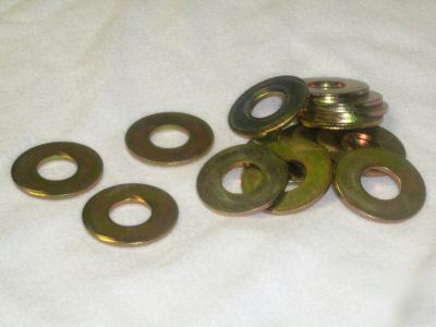  50 steel flat washers - plated