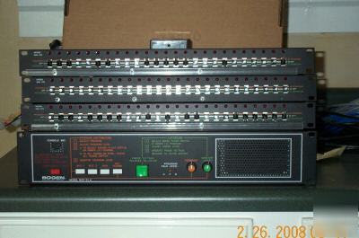 Bogen MCP35A control panel w/ 3- intercom switchbanks