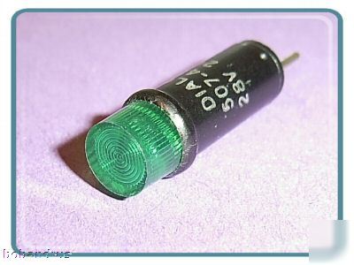 Dialight (28 volt) green led bi-pin cartridge lamp