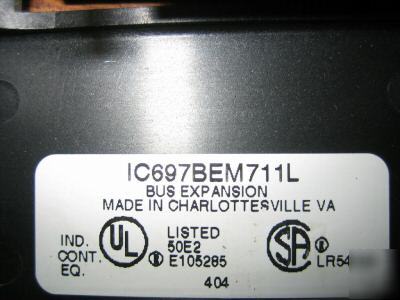 Ge fanuc IC697BEM711 bus receiver/bus expansion