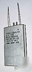 New cornell dubilier flat pack 330 mfd at 420 volts 