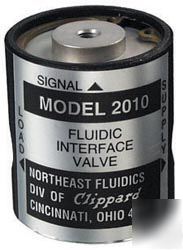Nip clippard model 2010 amplifier valve 3 way n closed
