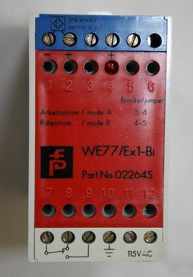 P+f pepperl fuchs WE77/EX1-bi intrinsic safety barrier