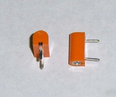 Raytheon low voltage tip jacks - orange - 2,000 pieces