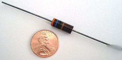 Allen bradley carbon comp resistors 1W 36 ohm 5% (10)