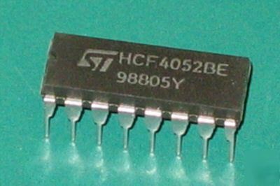 HCF4052BE ic, 4000 cmos logic 4052 electronic
