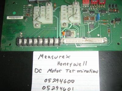 Measurex 05294601 05294600 dc motor termination 