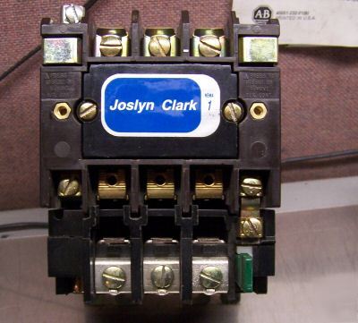 New joslyn clark nema size 1 motor contactor A13UO31 