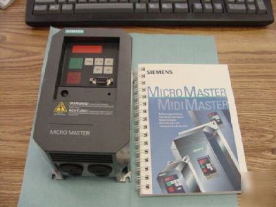 Siemens model: 6SE3112-1BA40 micromaster controller <