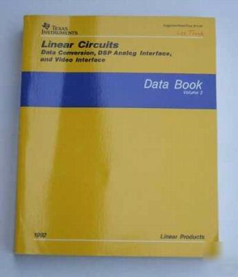 Ti linearccts data book VOL2 1992