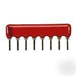 20 - 330 ohm/.2 w 8-pin sip isolated resistor network
