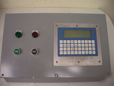 Hoffman enclosure with operator panel and power supply