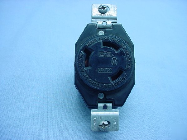 Leviton L7-30 locking receptacle 30A 277V 70730-fr