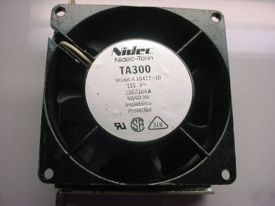 Nidec TA300 115 vac .120/.104 amp 80MM fan (qty 5 ea)