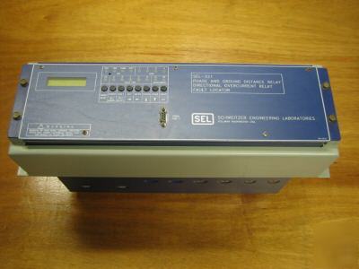 Sel-321 phase and ground distance relay SEL321