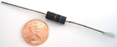 Allen bradley carbon comp resistors 1W 16 ohm 5% (10)
