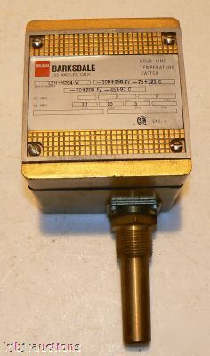 Delaval barksdale L2HH204W gold line temperature switch