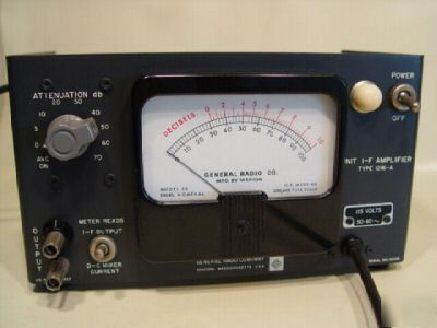 Gr general radio if i-f 1216-a 1216A amplifier vintage