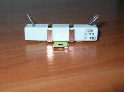 Lot of 10 - iwaki resistors - 0.05 ohm , 20 w 