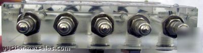 Microwave pressurization leak tester manometer waive 