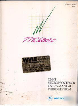 Motorola MC68020 32 bit microprocessor users manual 88