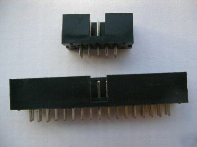 10 pin shrouded idc male header (5 pieces)